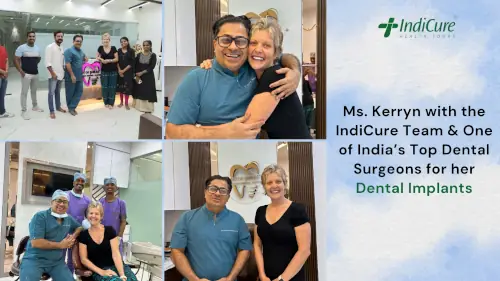 Australian Patient with IndiCure's Top Dental Surgeon Australian Patient with IndiCure's Top Dental Surgeon